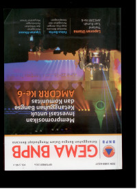 Image of MEMPROMOSIKAN INVESTASI UNTUK KETANGGUHAN BANGSA DAN KOMUNIKASI AMCDRR KE-6 VOL.5 NO.2