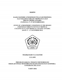 Image of KAJIAN KONDISI ATMOSFER DI  WILAYAH INDONESIA SAAT KEJADIAN SIKLON TROPIS IN-FA DAN SIKLON TROPIS ANNABEL (TANGGAL 17- 27 NOVEMBER 2015)