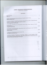 Image of JURNAL PENANGGULANGAN BENCANA BNPB VOLUME 4, NOMER 1 TAHUN 2013