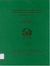Image of PREDIKSI AWAL MUSIM HUJAN DENGAN METODE
REGRESI LOGISTIK DI KABUPATEN PANGKEP
SULAWESI SELATAN
