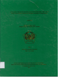 Image of ANALISIS CURAH HUJAN BULANAN DI SUMATERA SELATAN
DAN KAITANNYA DENGAN INDEKS MONSUN INDONESIA