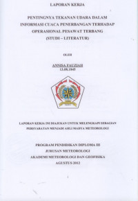 Image of KAJIAN CUACA EKSTRIM (ANGIN KENCANG) DI BANDARA INTERNASIONAL LOMBOK DENGAN MODEL WRF TANGGAL 15 MARET 2012