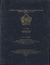 Image of Aanalisis SPM berdasarkan musim dan penyebaran zat pencemar di jakarta