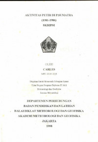 Image of Aktivitas Petir Di P. Sumatera