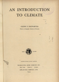 Image of An Introduction To Climate