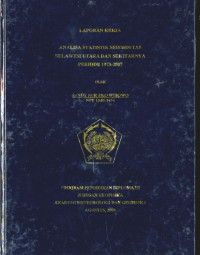 Image of Analisa Statistik Seismisitas Sulawesi Utara dan Sekitarnya Periode Thaun 1973-2007