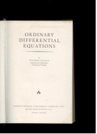 Image of Ordinary differential equations