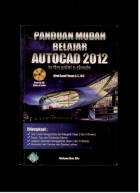 Image of Panduan mudah belajar autocad 2012 to the point&simple