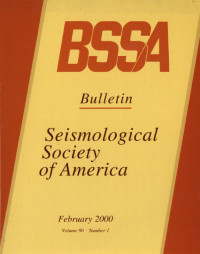 Image of BSSA Bulletin Seismology Society Of America February 2000 . Volume 90, Number 1