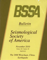 Image of BSSA Bulletin Seismologiocal Society Of America Volume 100 Number 5b