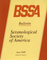 Image of BSSA Bulletin Seismologiocal Society Of America Volume 98 Number 3