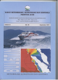 Image of BMKG BANDAR UDARA SULTAN ISKANDAR MUDA BLANG BINTANG ACEH TAHUN IV NO.09 SEPTEMBER 2016