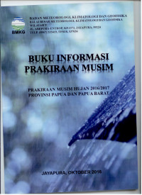 Image of BMKG BUKU INFORMASI PRAKIRAAN MUSIM