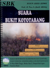Image of SUARA BUKIT KOTOTABANG VOL.8 NO.1(JULI 2016)