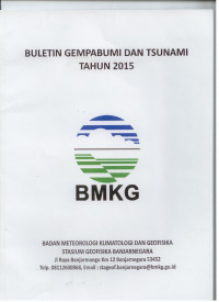 Image of BULETIN GEMPA BUMI DAN TSUNAMI TAHUN 2015