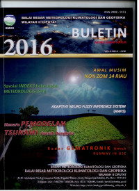 Image of Buletin Balai Besar BMKG Wilayah II Ciputat