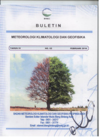 Image of Buletin meteorologi klimatologi dan geofisika tahun IV NO.02 Februari 2016