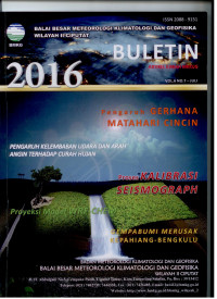 Image of Buletin Balai Besar BMKG Wilayah II Ciputat vol.6 no.70-juli