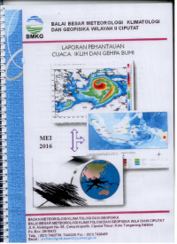 Image of Buletin laporan pemantauan cuaca,iklim,dan gempa bumi mei 2016