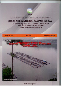 Image of Buletin bmkg Sampali-Medan tahunXVI NO.02 Pebruari 2016
