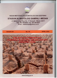 Image of Buletin stasiun klimatologi sampali-medan tahun XVI no.05 april 2016