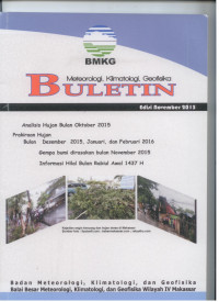Image of Buletin bmkg edisi november 2015