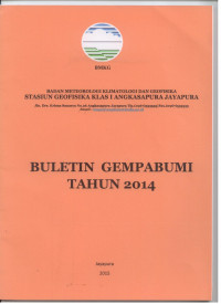 Image of Buletin gempabumi tahun 2014