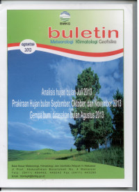 Image of Buletin bmkg agustus 2013