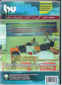 Image of Buletin BMKG Juli 2013