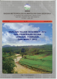 Image of Buletin bmkg tahun XXV N0.04 Januari 2013