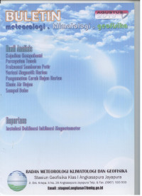 Image of Buletin bmkg agustus 2013