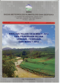 Image of Buletin bmkg tahun XXV NO.04 Januari 2013