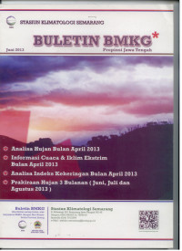 Image of Buletin bmkg propinsi jawa tengah juni 2013