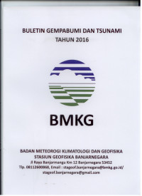 Image of BULETIN GEMPABUMI DAN TSUNAMI TAHUN 2016