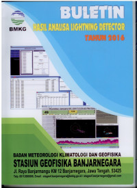 Image of BULETIN HASIL ANALISA LIGHTNING DETECTOR TAHUN 2016