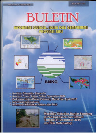 Image of BULETIN INFORMASI CUACA,IKLIM DAN GEMPABUMI PROVINSI BALI