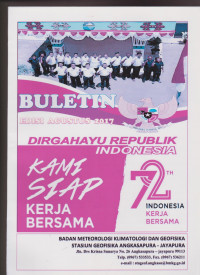 Image of BULETIN BULANAN STASIUN GEOFISIKA ANGKASAPURA-JAYAPURA EDISI AGUSTUS 2017