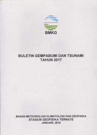 Image of BULETIN GEMPABUMI DAN TSUNAMI TERNATE 2017