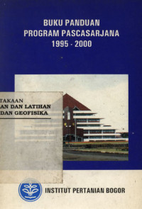Image of Buku Panduan Program Pascasarjana 1995-2000