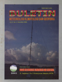 Image of Buletin Meteorologi Klimatologi Dan Geofisika Vol 5 No 4 Desember 2009