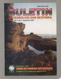 Image of Buletin Meteorologi dan Geofisika Vol.3 No.3 September 2007