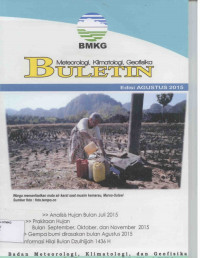 Image of Buletin Meteorologi,Klimatologi dan Geofisika  edisi Agustus 2015