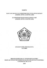 Image of RANCANG BANGUN SUNPHOTOMETER UNTUK PENGUKURAN AEROSOL OPTICAL DEPTH (AOD)