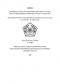 Image of PENGEMBANGAN REALTIME MONITORING GREENHOUSE TANAMAN BAWANG MERAH BERBASIS TEKNOLOGI INTERNET OF THINGS (IOT)