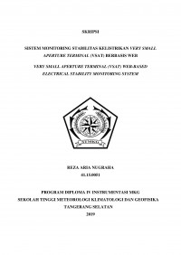 Image of SISTEM MONITORING STABILITAS KELISTRIKAN VERY SMALL APERTURE TERMINAL (VSAT) BERBASIS WEB