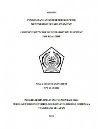 Image of PENGEMBANGAN SISTEM DETEKSI PETIR MULTISTATION SECARA REAL-TIME