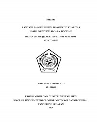 Image of RANCANG BANGUN SISTEM MONITORING KUALITAS UDARA MULTISITE SECARA REALTIME