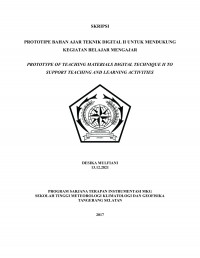 Image of PROTOTIPE BAHAN AJAR TEKNIK DIGITAL II UNTUK MENDUKUNG KEGIATAN BELAJAR MENGAJAR