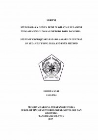 Image of STUDI BAHAYA GEMPA BUMI DI WILAYAH SULAWESI TENGAH MENGGUNAKAN METODE DSHA DAN PSHA