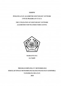 Image of Pemanfaatan Algoritme Deep Belief Network Untuk Prakiraan Cuaca